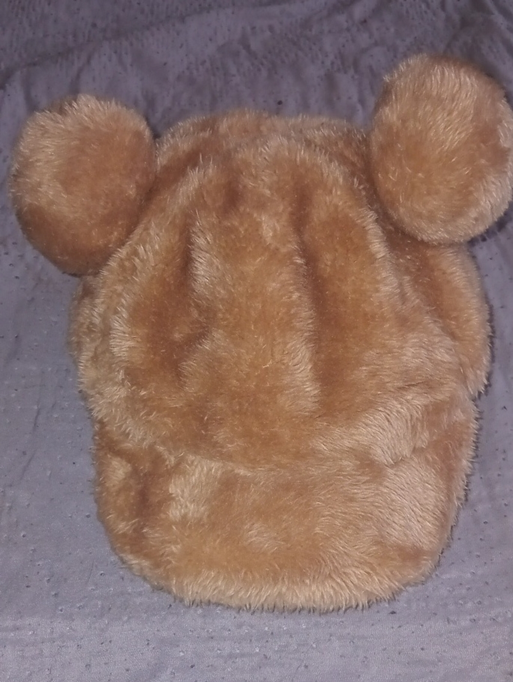 Gap Kids Faux Fur Bear-Ear Hat - Tan 18-24 Months